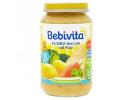 Bebivita пюре овощи с мясом индейки 220 г